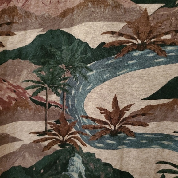 NWOT Ted Baker Tropical Pattern T-shirt - Picture 2 of 5